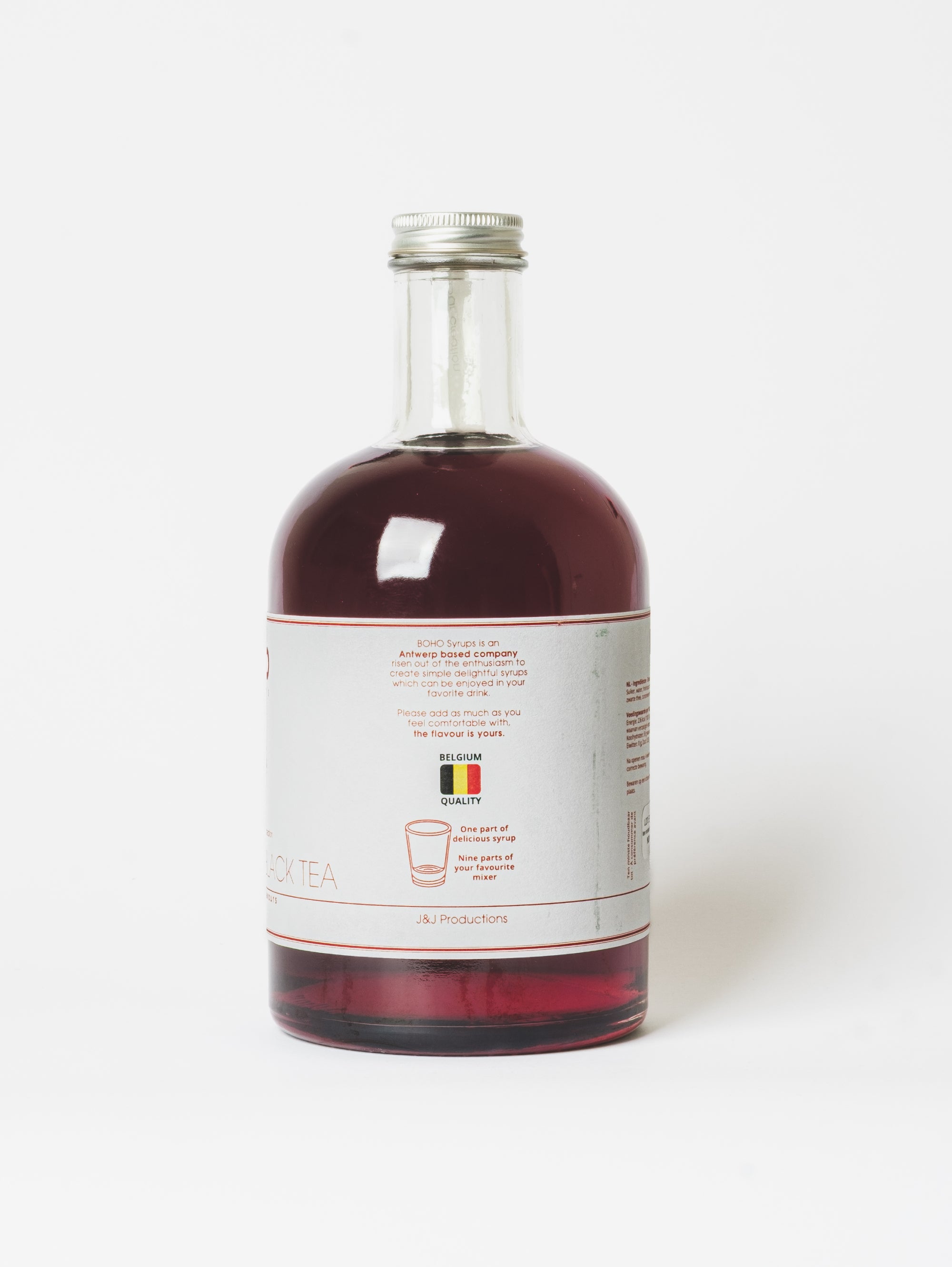 Framboos & Zwarte thee 70 cl