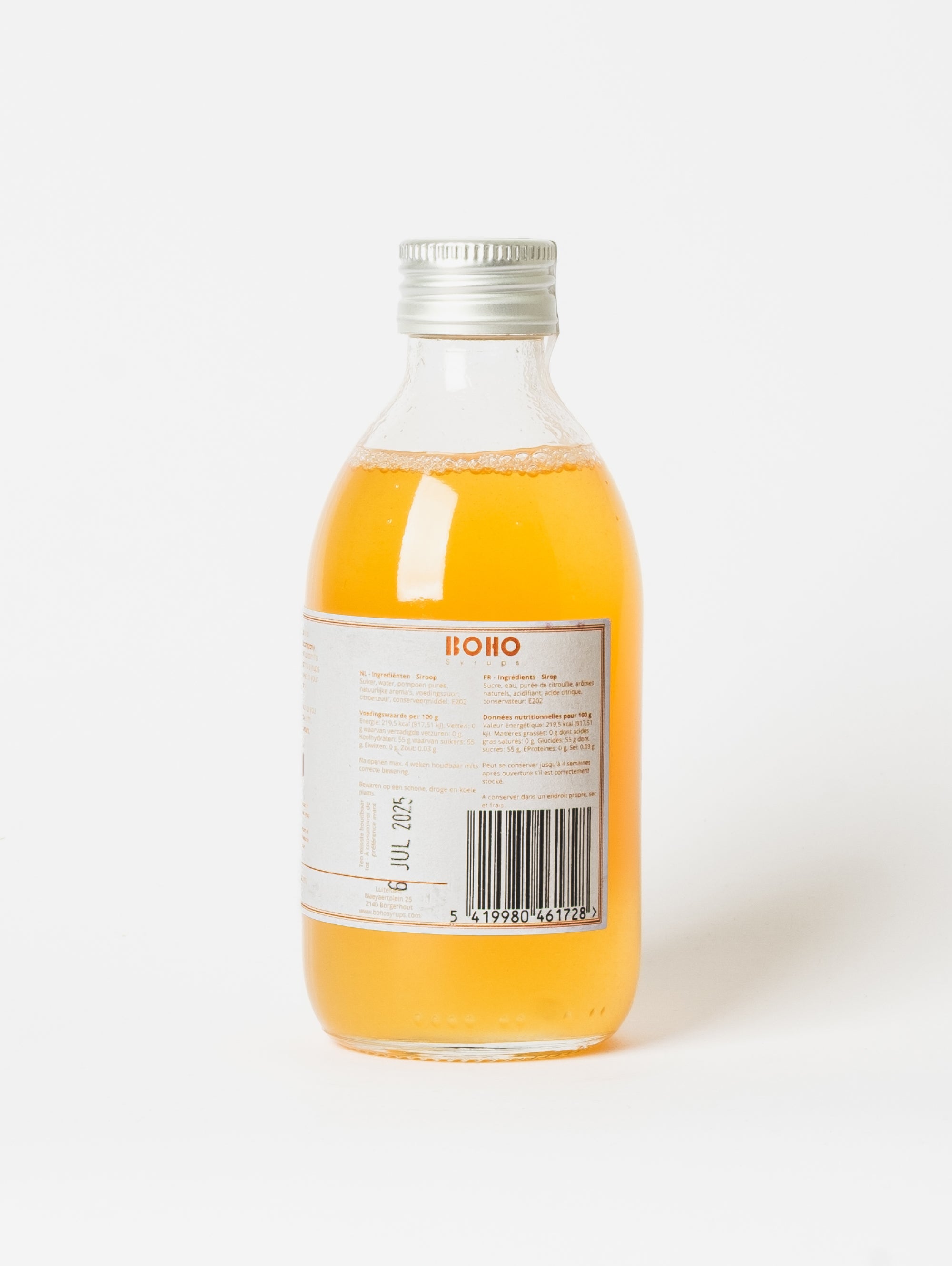 Pumpkin spice siroop 25 cl - Seizoensproduct vanaf september terug beschikbaar