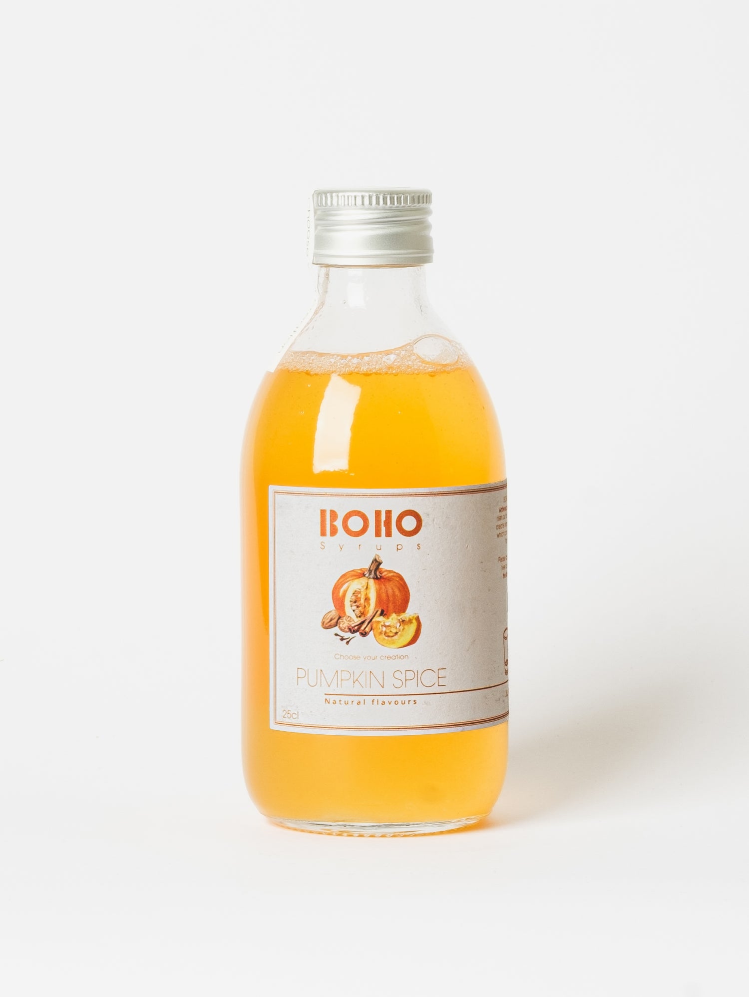 Pumpkin spice siroop 25 cl - Seizoensproduct vanaf september terug beschikbaar