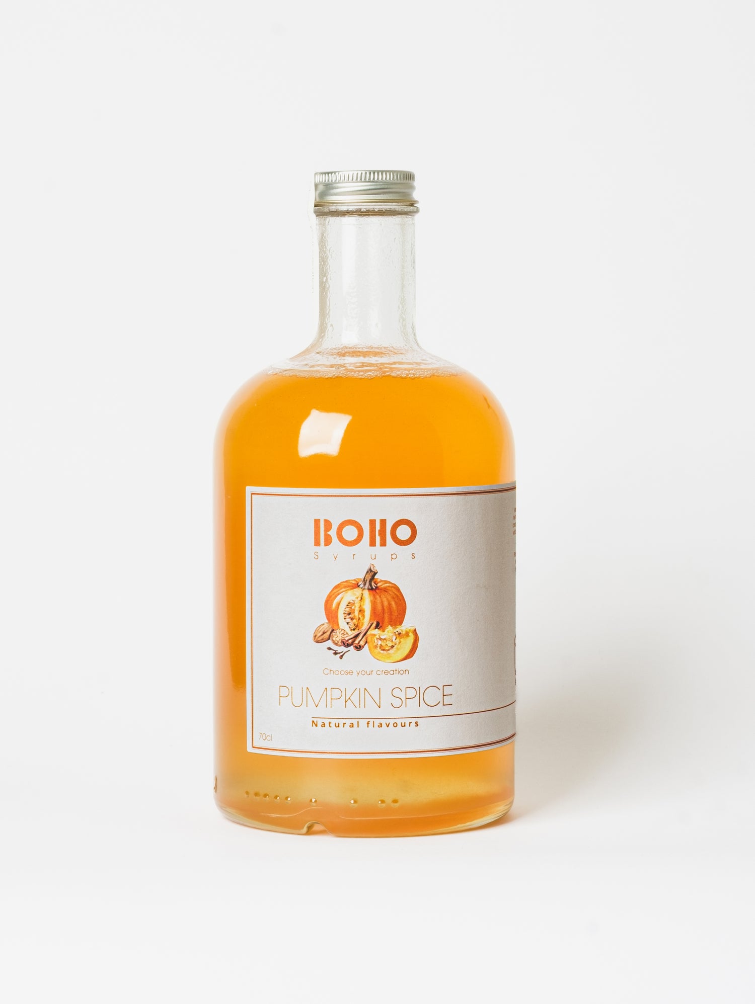 Pumpkin spice siroop 70 cl - Seizoensproduct vanaf september terug beschikbaar