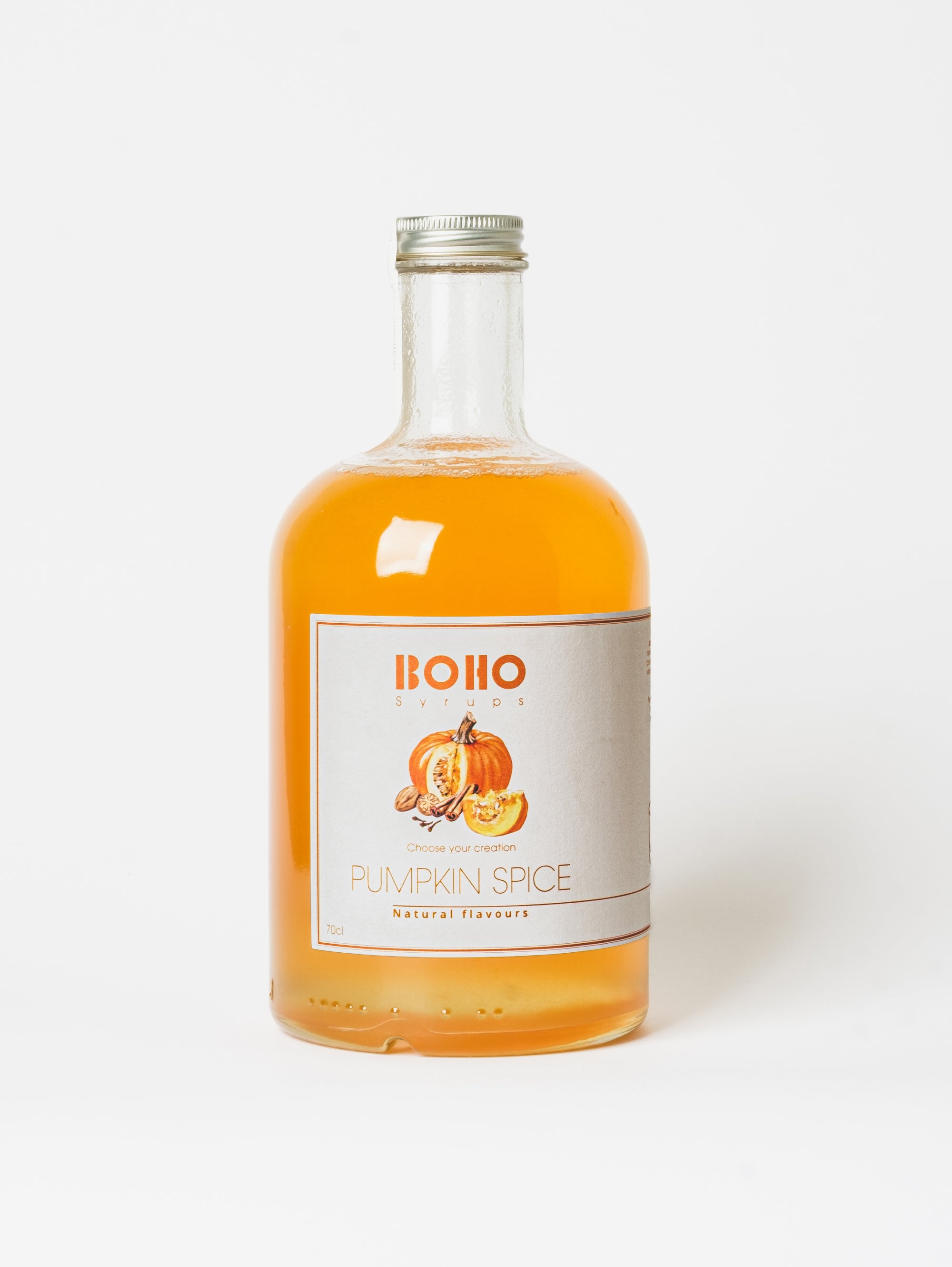 Pumpkin spice siroop 70 cl - Seizoensproduct vanaf september terug beschikbaar